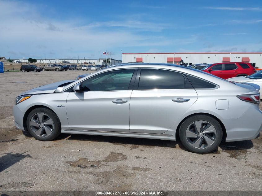 2017 Hyundai Sonata Hybrid Limited VIN: KMHE34L18HA046654 Lot: 39487275