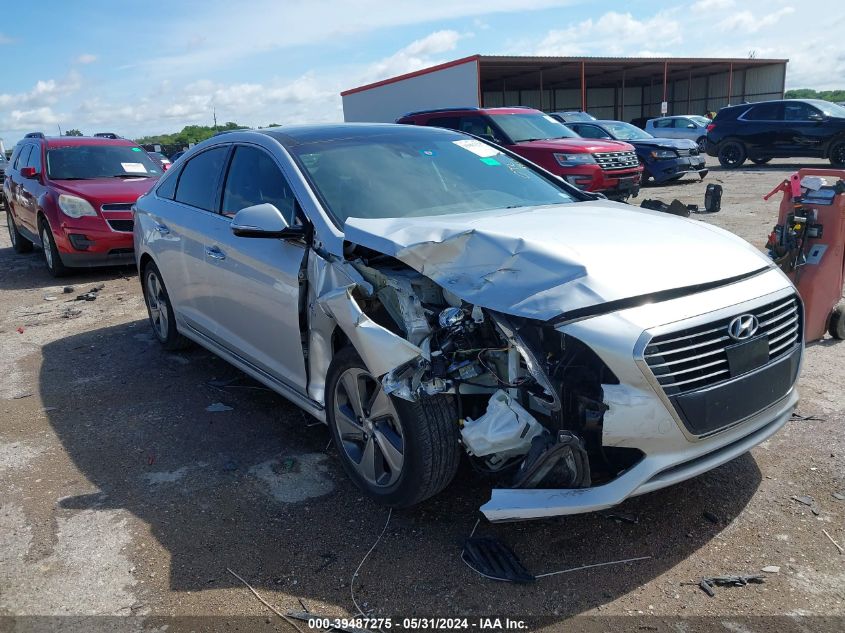 2017 Hyundai Sonata Hybrid Limited VIN: KMHE34L18HA046654 Lot: 39487275