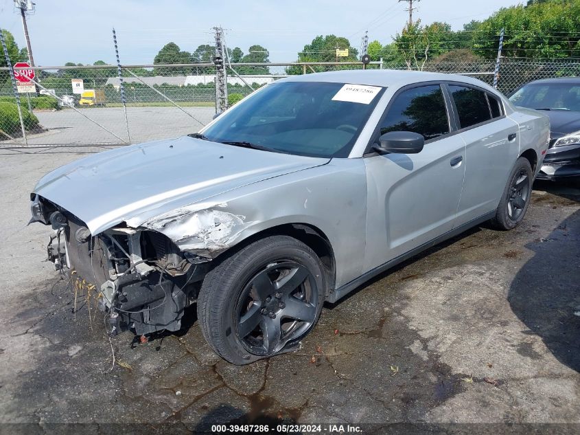 2014 Dodge Charger Police VIN: 2C3CDXAT5EH190873 Lot: 39487286