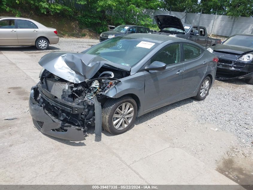 2016 Hyundai Elantra Se VIN: KMHDH4AE7GU572001 Lot: 39487335