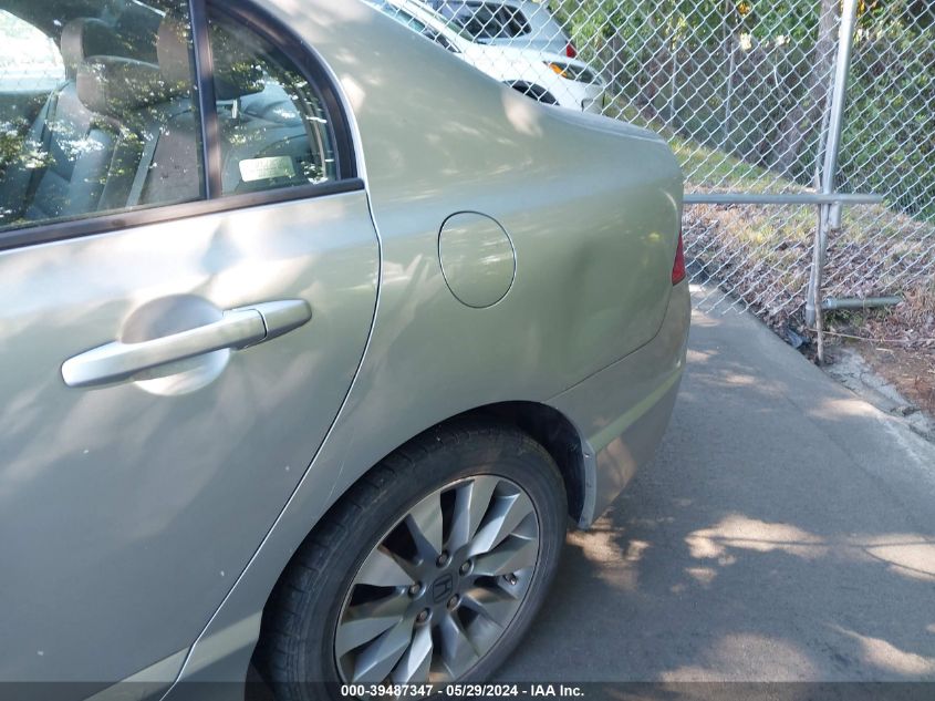 2009 Honda Civic Ex-L VIN: 1HGFA16939L021179 Lot: 39487347