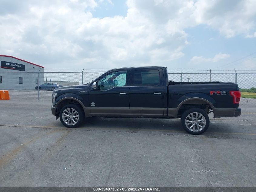 2017 Ford F-150 King Ranch VIN: 1FTEW1EG1HFA66484 Lot: 39487352