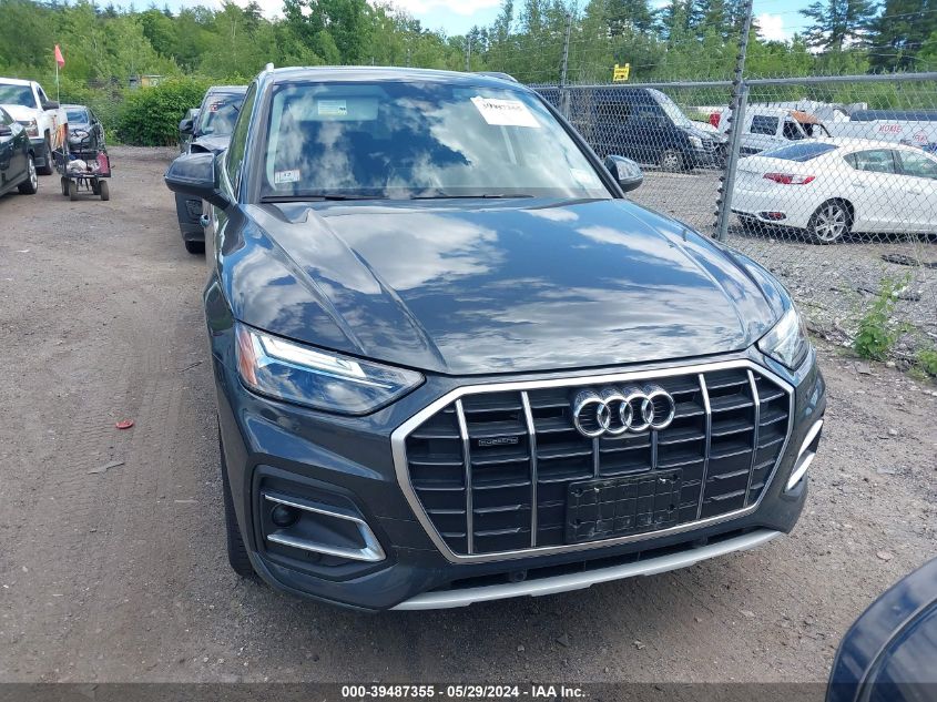 2021 Audi Q5 Premium Plus 45 Tfsi Quattro S Tronic VIN: WA1BAAFY4M2003156 Lot: 39487355