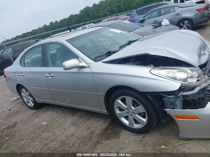 2005 Lexus Es 330 VIN: JTHBA30G555103959 Lot: 39487405
