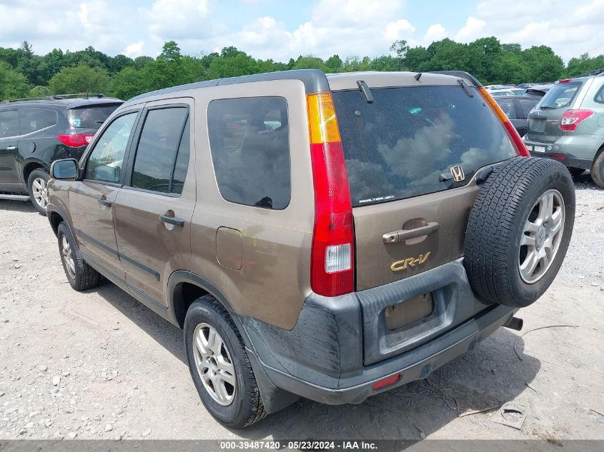 2004 Honda Cr-V Ex VIN: SHSRD78894U225354 Lot: 39487420