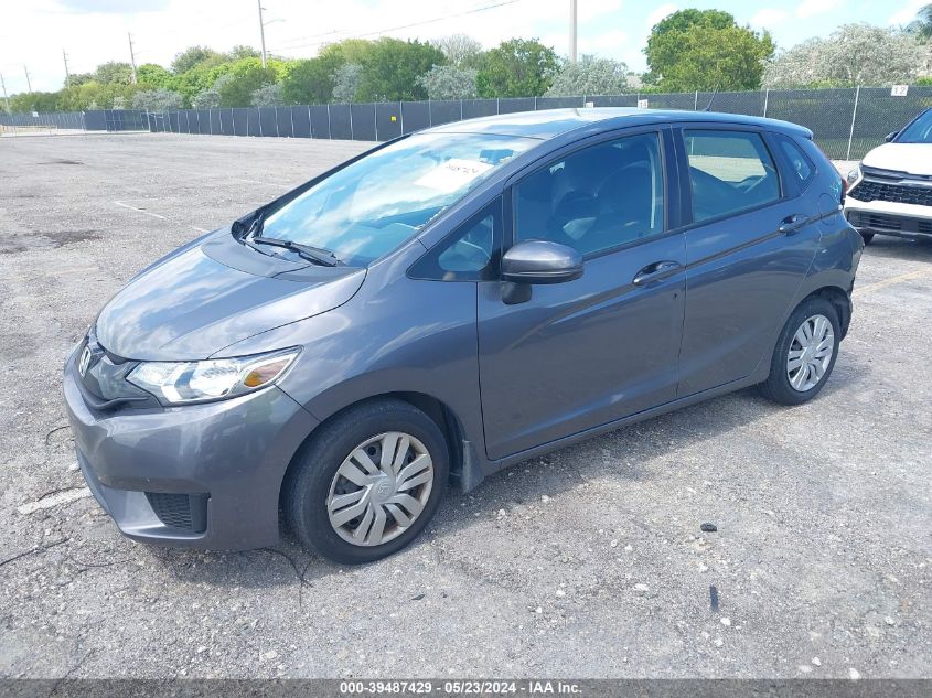 2017 Honda Fit Lx VIN: JHMGK5H51HS003090 Lot: 39487429