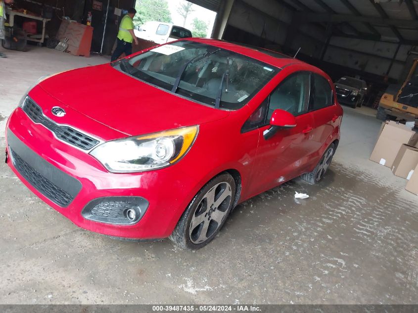 2012 Kia Rio5 Sx VIN: KNADN5A38C6031892 Lot: 39487435