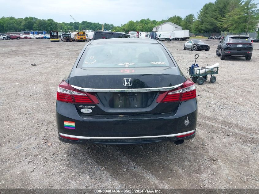 2017 Honda Accord Lx VIN: 1HGCR2F36HA072716 Lot: 39487436