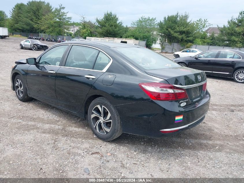 2017 Honda Accord Lx VIN: 1HGCR2F36HA072716 Lot: 39487436