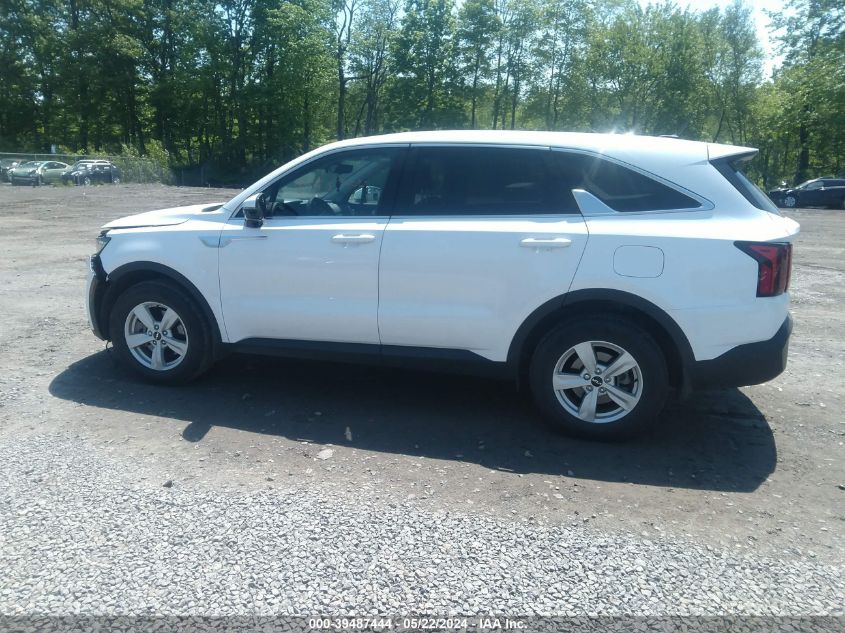 2022 Kia Sorento Lx VIN: 5XYRG4LC8NG140797 Lot: 39487444