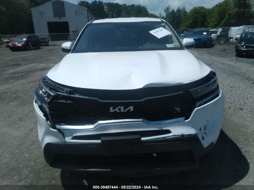 2022 Kia Sorento Lx VIN: 5XYRG4LC8NG140797 Lot: 39487444