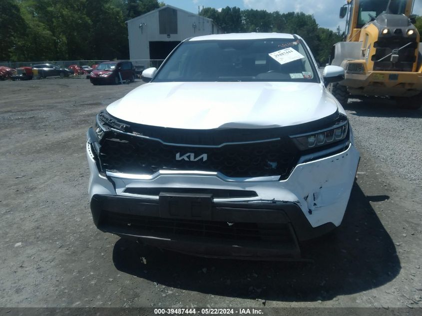 2022 Kia Sorento Lx VIN: 5XYRG4LC8NG140797 Lot: 39487444