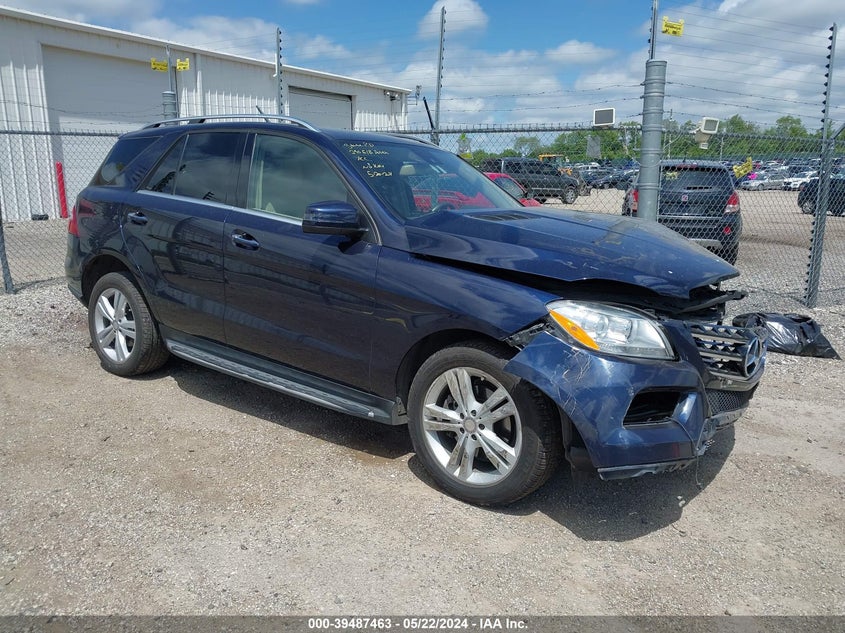2015 Mercedes-Benz Ml 350 4Matic VIN: 4JGDA5HB1FA555524 Lot: 39487463