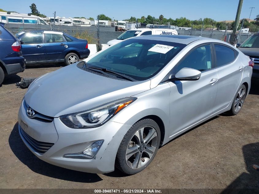 2015 Hyundai Elantra Sport VIN: KMHDH4AH8FU382295 Lot: 39487471