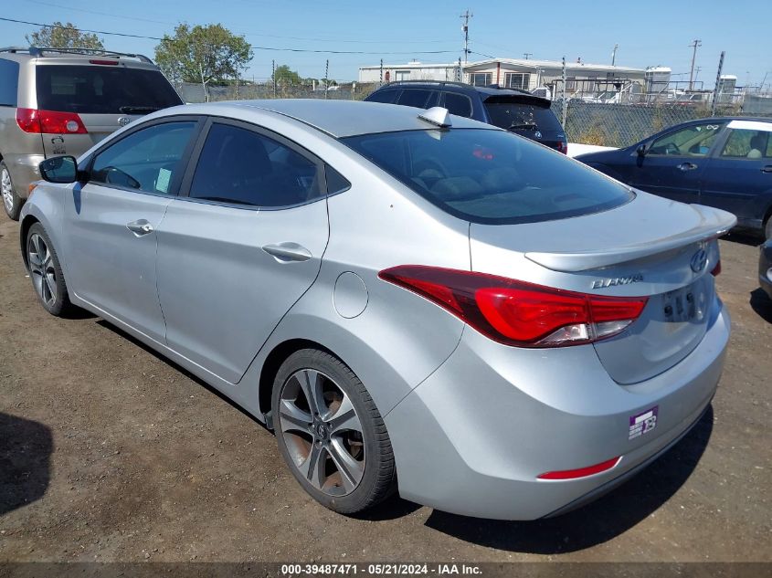 2015 Hyundai Elantra Sport VIN: KMHDH4AH8FU382295 Lot: 39487471