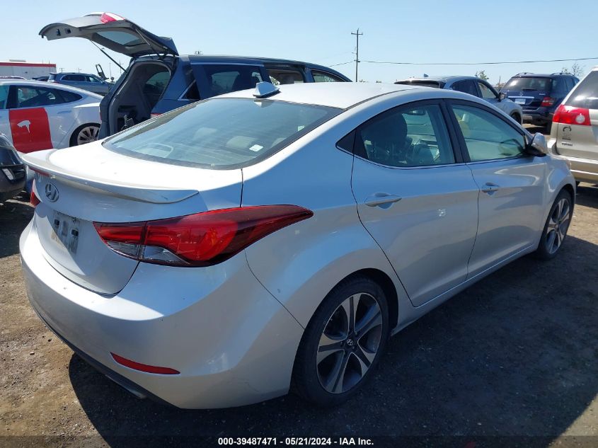 2015 Hyundai Elantra Sport VIN: KMHDH4AH8FU382295 Lot: 39487471