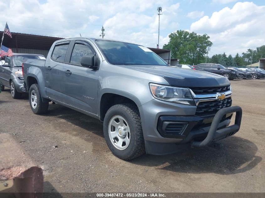 2021 Chevrolet Colorado 2Wd Short Box Wt VIN: 1GCGSBEAXM1182943 Lot: 39487472