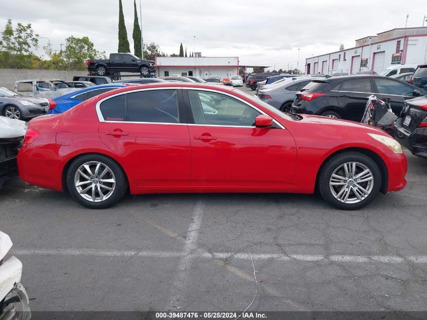 2013 Infiniti G37 Journey VIN: JN1CV6AP8DM301419 Lot: 39487476