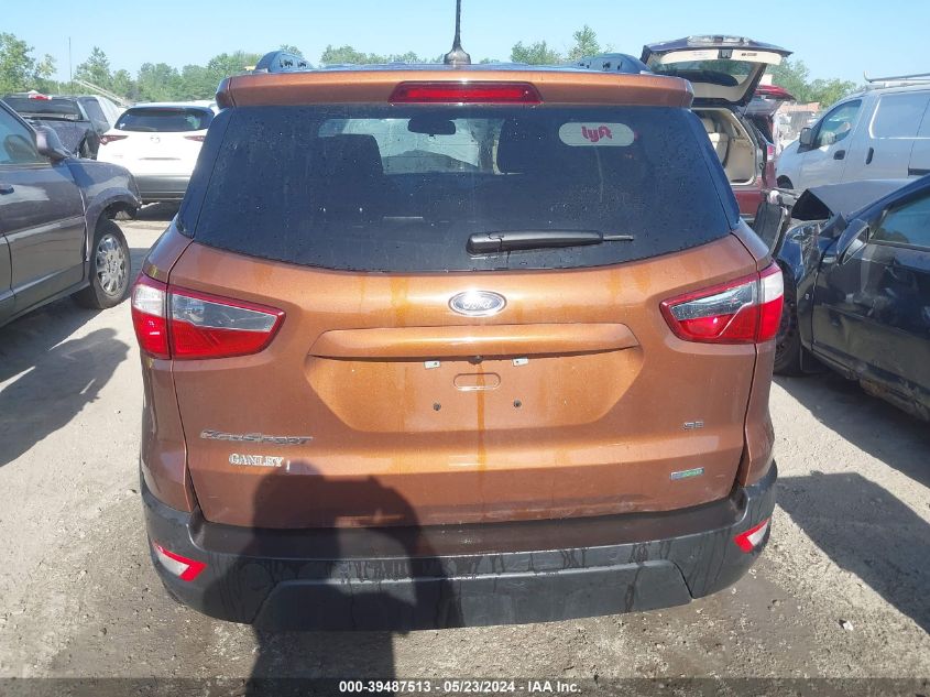 2019 Ford Ecosport Se VIN: MAJ3S2GE7KC284125 Lot: 39487513