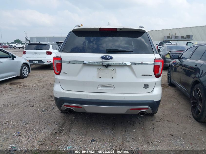 2016 Ford Explorer Xlt VIN: 1FM5K7D85GGD26043 Lot: 39487521