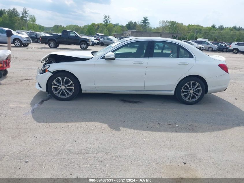 2015 Mercedes-Benz C 300 4Matic/Luxury 4Matic/Sport 4Matic VIN: 55SWF4KBXFU071391 Lot: 39487531