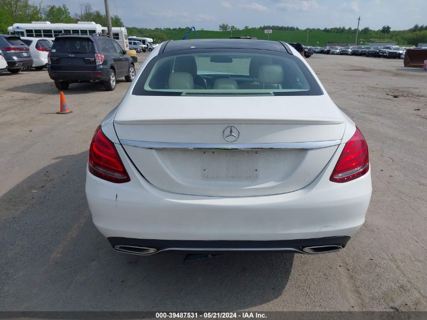 2015 Mercedes-Benz C 300 4Matic/Luxury 4Matic/Sport 4Matic VIN: 55SWF4KBXFU071391 Lot: 39487531