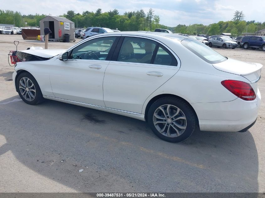 2015 Mercedes-Benz C 300 4Matic/Luxury 4Matic/Sport 4Matic VIN: 55SWF4KBXFU071391 Lot: 39487531