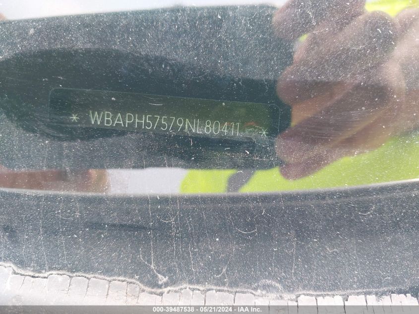 2009 BMW 328I VIN: WBAPH57579NL80411 Lot: 39487538