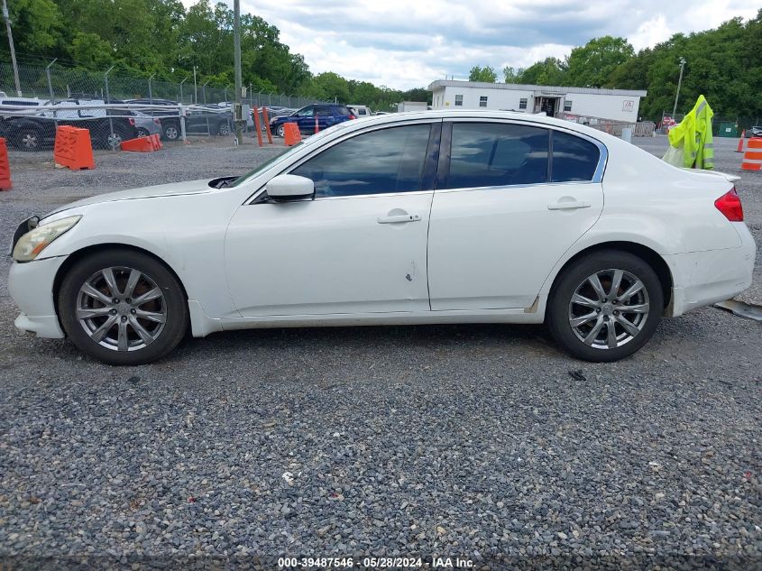 2011 Infiniti G37X Sport Appearance Edition VIN: JN1CV6AR2BM407590 Lot: 39487546