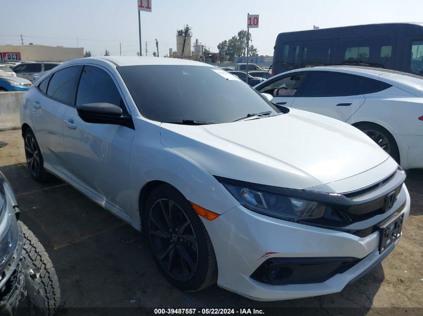 2019 Honda Civic Sport VIN: 2HGFC2F8XKH597295 Lot: 39487557