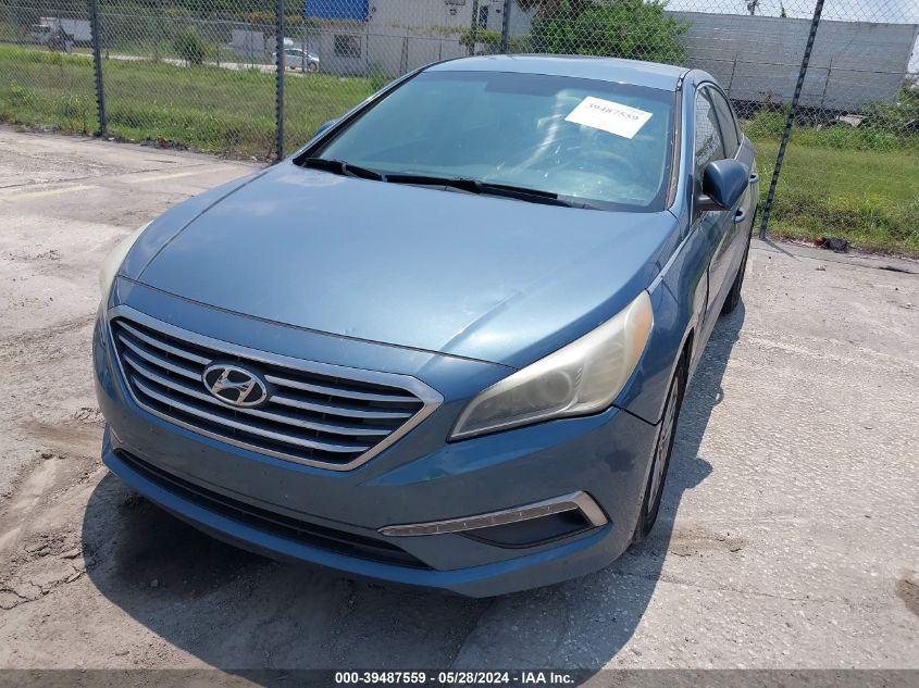 2015 Hyundai Sonata Se VIN: 5NPE24AF6FH198654 Lot: 39487559