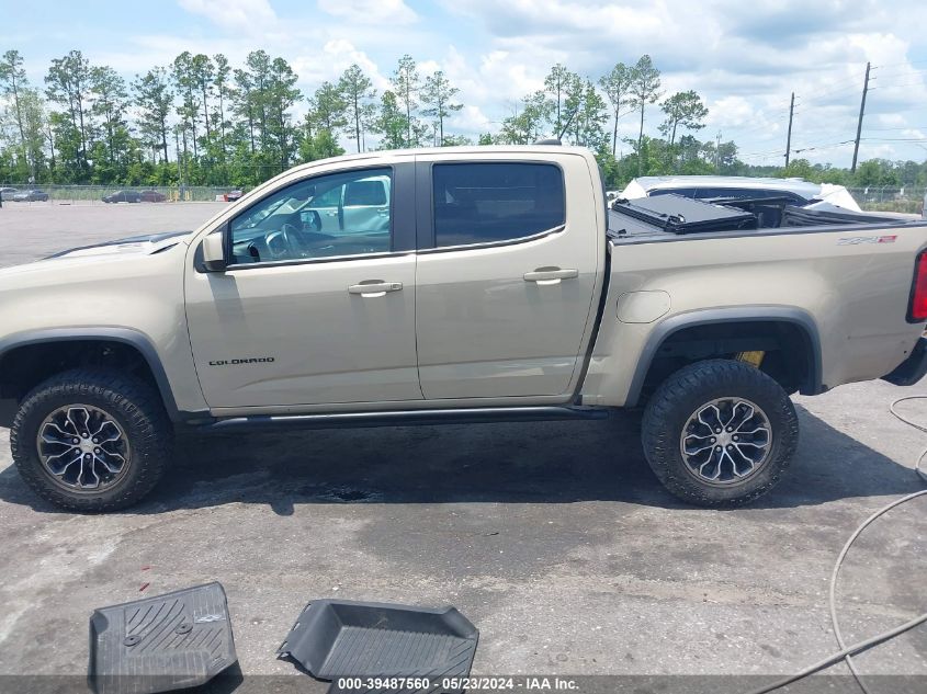 2021 Chevrolet Colorado 4Wd Short Box Zr2 VIN: 1GCPTEE11M1251419 Lot: 39487560