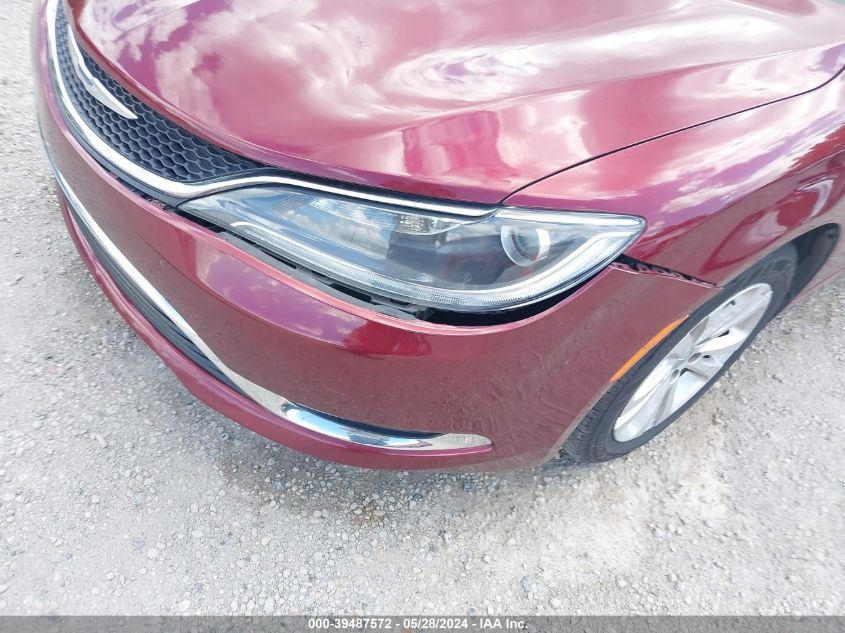 2016 Chrysler 200 Limited VIN: 1C3CCCAB8GN115291 Lot: 39487572