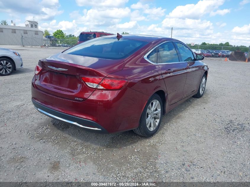 2016 Chrysler 200 Limited VIN: 1C3CCCAB8GN115291 Lot: 39487572