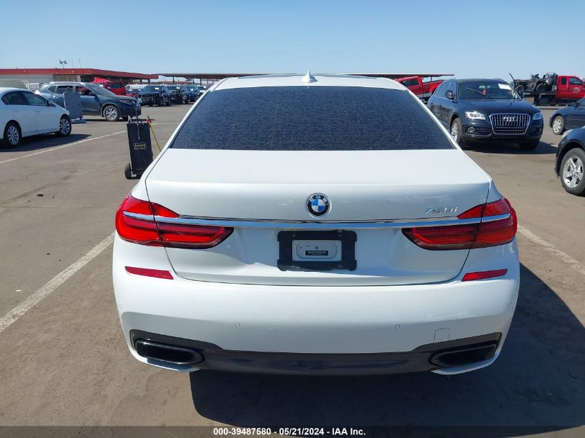 2017 BMW 750I VIN: WBA7F0C35HGM21988 Lot: 39487580