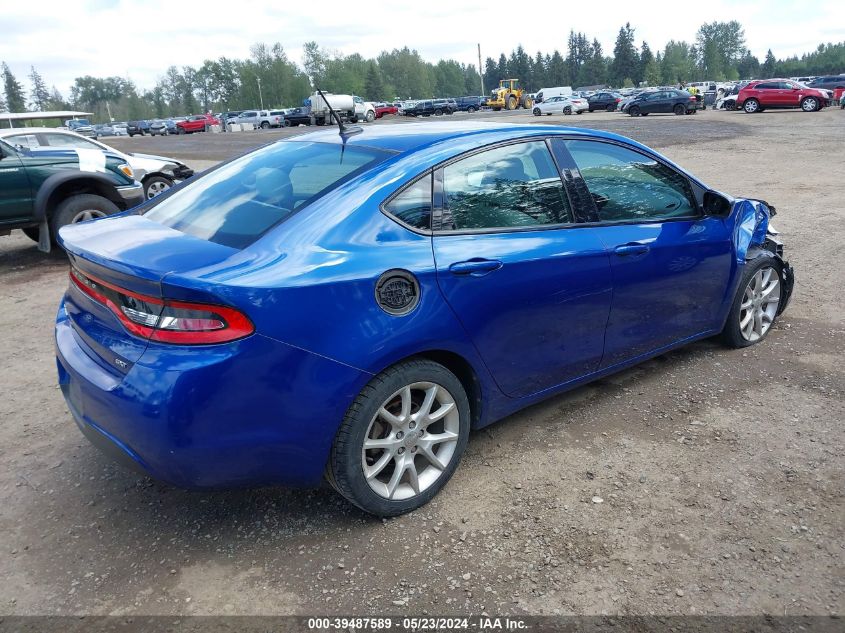 2013 Dodge Dart Sxt VIN: 1C3CDFBA7DD136624 Lot: 39487589