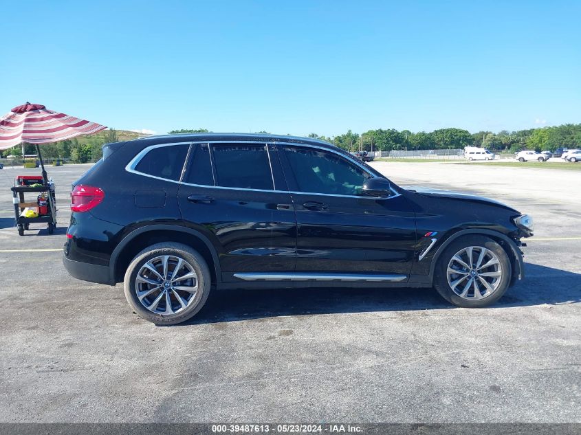 2019 BMW X3 Sdrive30I VIN: 5UXTR7C50KLF29776 Lot: 39487613