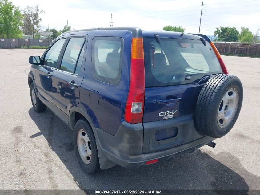 2004 Honda Cr-V Lx VIN: JHLRD78504C039909 Lot: 39487617