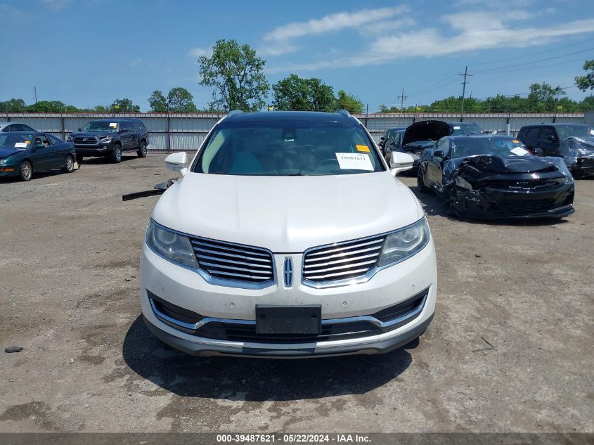 2017 Lincoln Mkx Reserve VIN: 2LMPJ6LR1HBL28854 Lot: 39487621