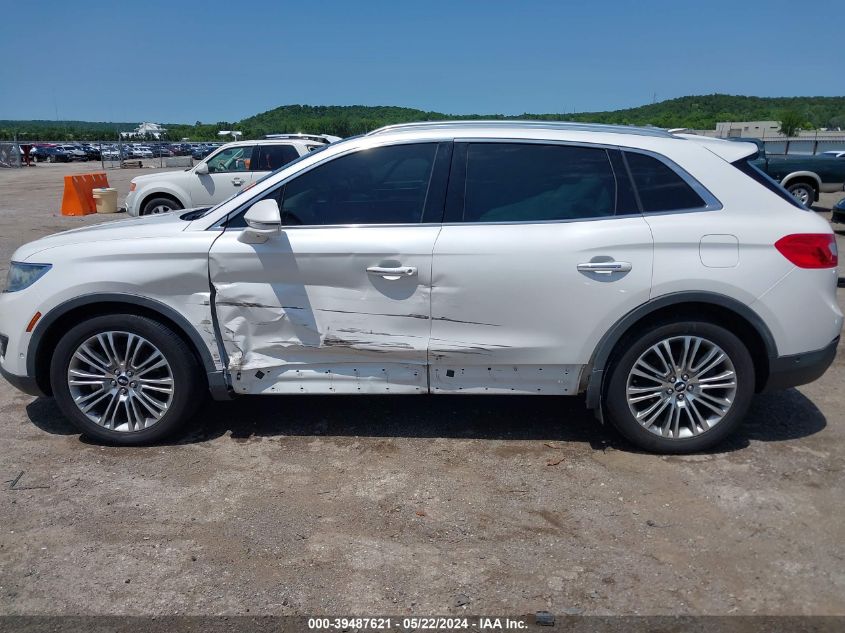 2017 Lincoln Mkx Reserve VIN: 2LMPJ6LR1HBL28854 Lot: 39487621