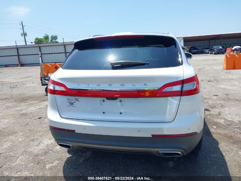 2017 Lincoln Mkx Reserve VIN: 2LMPJ6LR1HBL28854 Lot: 39487621