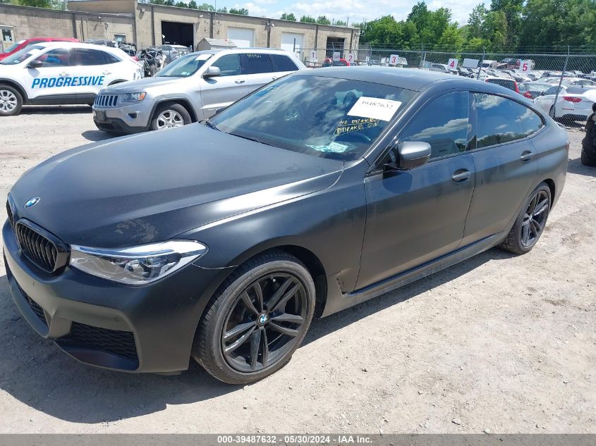 2019 BMW 640I Gran Turismo xDrive VIN: WBAJV6C5XKBK08200 Lot: 39487632