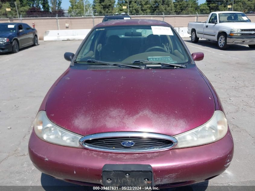 1998 Ford Contour Lx VIN: 1FAFP6639WK231010 Lot: 39487631