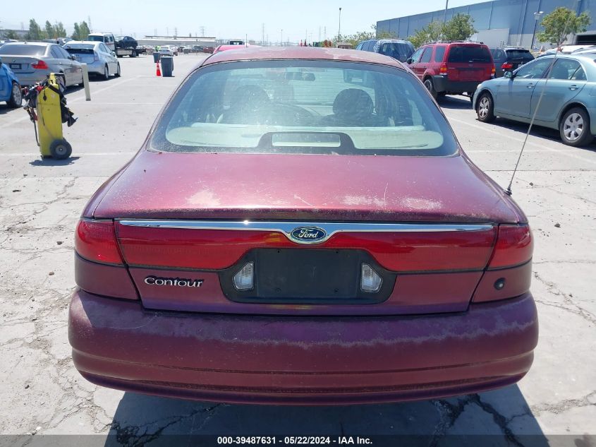 1998 Ford Contour Lx VIN: 1FAFP6639WK231010 Lot: 39487631