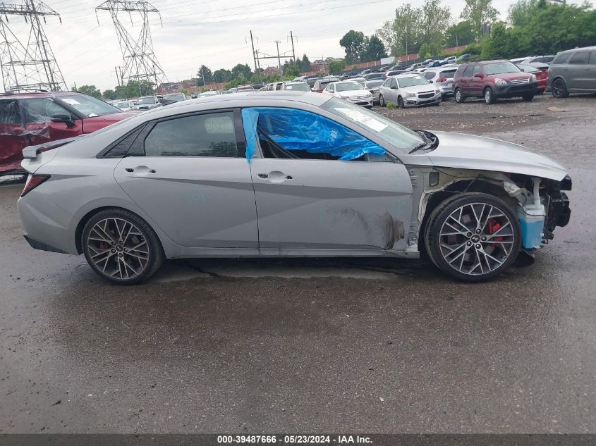 2023 Hyundai Elantra N VIN: KMHLW4AK8PU018666 Lot: 39487666