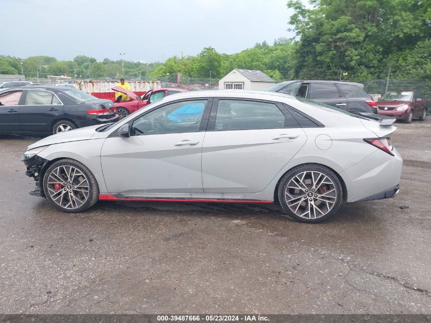 2023 Hyundai Elantra N VIN: KMHLW4AK8PU018666 Lot: 39487666