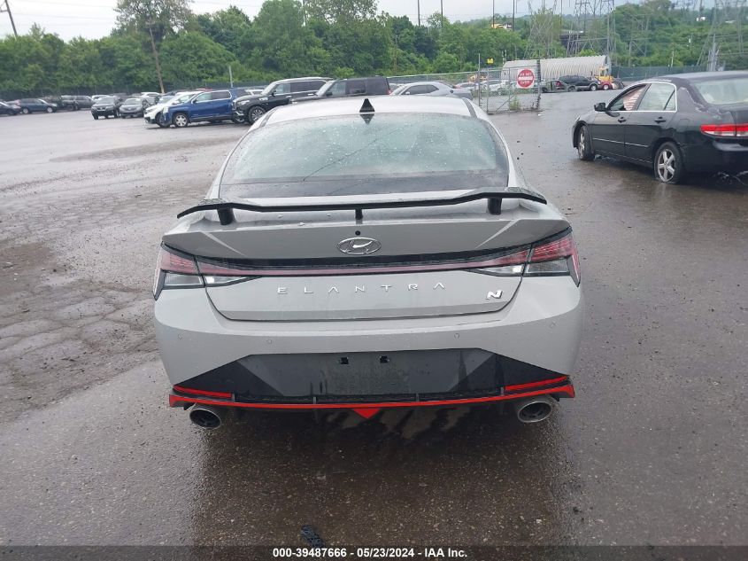 2023 Hyundai Elantra N VIN: KMHLW4AK8PU018666 Lot: 39487666