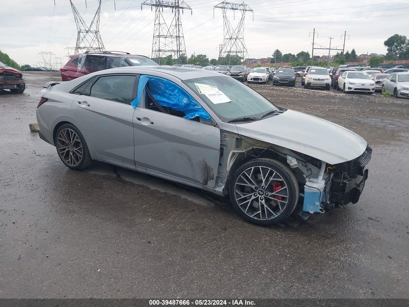 2023 Hyundai Elantra N VIN: KMHLW4AK8PU018666 Lot: 39487666