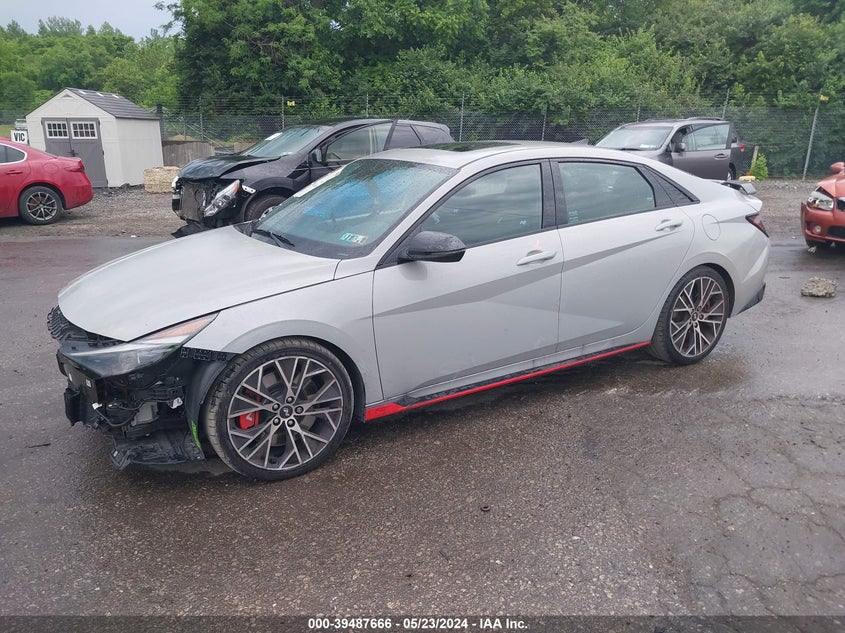 2023 Hyundai Elantra N VIN: KMHLW4AK8PU018666 Lot: 39487666