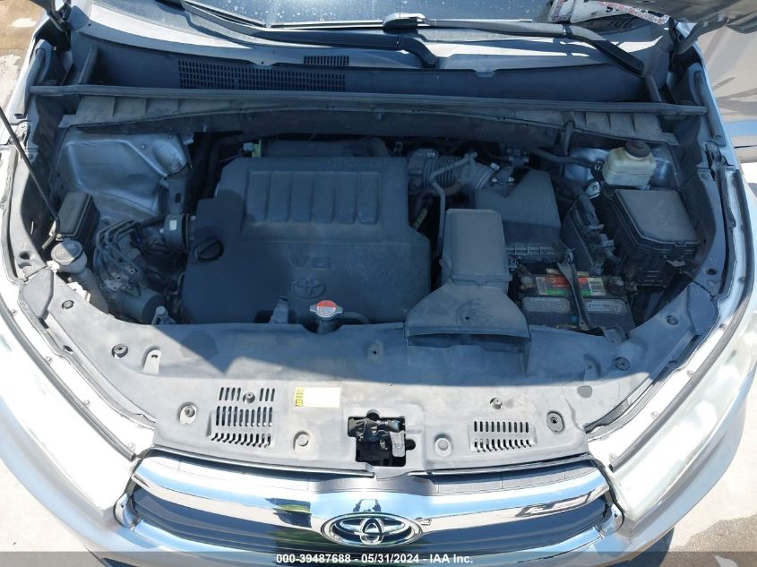 2016 Toyota Highlander Le Plus V6 VIN: 5TDZKRFH2GS184836 Lot: 39487688